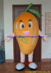 Mango fruit mascot costume