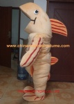 Fish plush mascot costume
