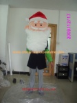 Santa Clause head mascot costume