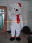 Polar bear animal mascot costume