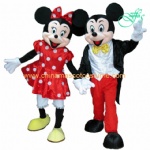 Mickey and Minnie mascot costume, Mickey costume, Minnie costume