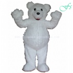 Polar bear cartoon costume, Polar bear character costume