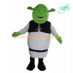Shrek cartoon mascot costume