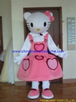 Hello Kitty character mascot costume