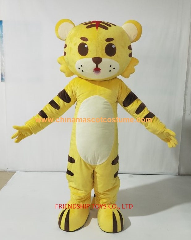 Tiger plush mascot