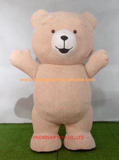 Inflatable teddy bear cartoon mascot costume