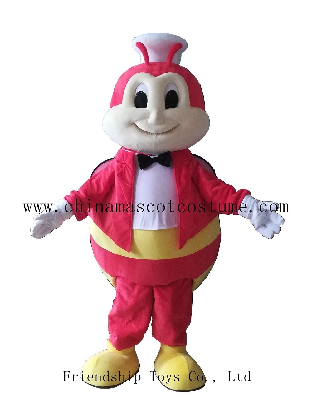 Jollibee mascot costume, Jolli bee cartoon mascot costume, Jollibee adult moving mascot costume