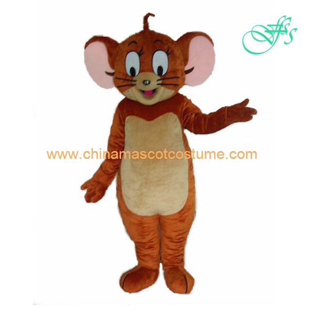 Jerry mouse mascot costume, Jerry cartoon costume