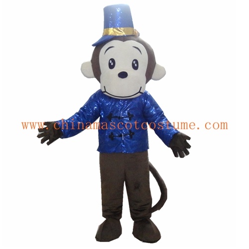 Monkey Custom Made Mascot Costume, Custom Design Monkey Professional Character Costume