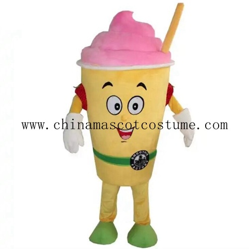 Brand New Ice Cream Cup Mascot costume, Customized Advertising Costume