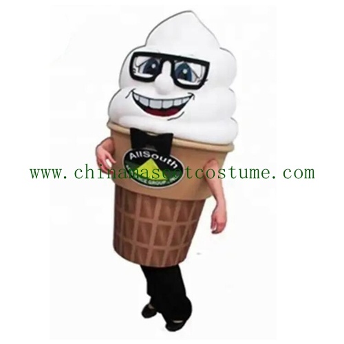 Custom Ice Cream Cone Costume, Custom Design Costume For Commercial Usage, Food Character Costume