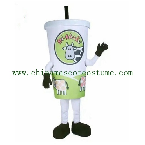 Brand New Drink Cup Mascot costume, High-quality Milk Tea Cup Customized Advertising Costume