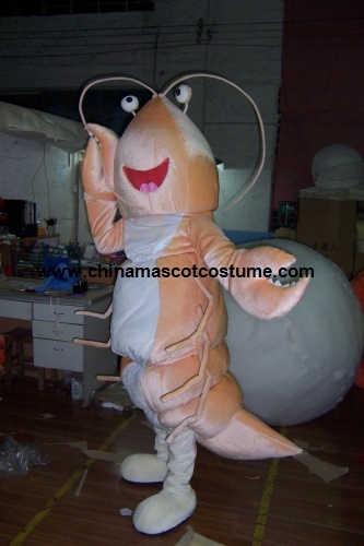 Cray, chicken lobster mascotte costume