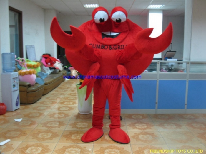 Big crab animal mascot costume