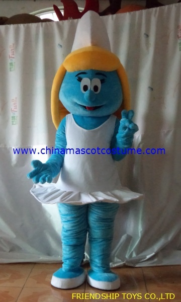 Smurfette disney mascot costume