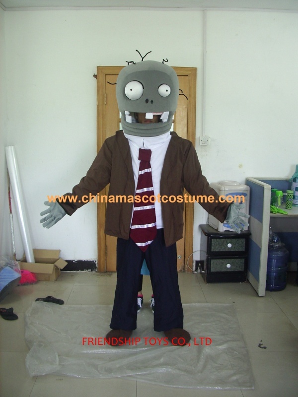 Plants vs Zombies game character mascot costsume