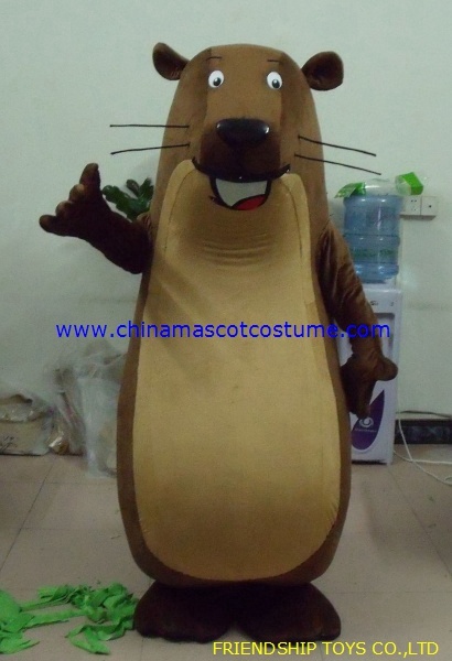 Animal plush mascot costume