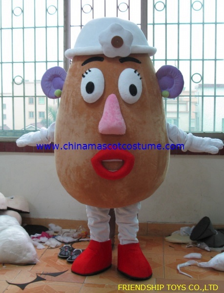 Mr Potato Head character mascot costume