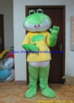 Frog plush mascot costume
