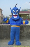 Genie in Aladdin mascot costume