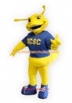 Banana Slug UCSC character costume, Banana Slug mascot costume