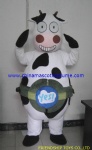 Cow farm animal costume, cow character costume