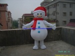 Snowman character costume, snowman mascot costume