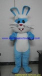 Blue rabbit animal mascot costume