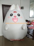 Inflatable rabbit animal mascot costume for advertising