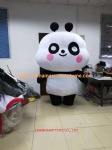 Inflatable customized panda mascot costume