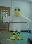 Carrier pigeon adult mascot costume