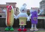Customized DQ food mascot costume, DQ advertising mascot costume