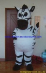 Zebra animal mascot costume