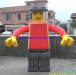 Lego plush mascot costume, Lego moving mascot costume