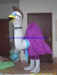 Ostrich animal mascot costume