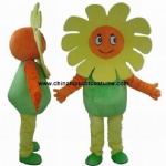 Sun flower customized mascot costume