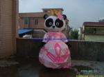 Panda character costume, panda mascot costume