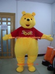 Winnie the pooh character costume, Winnie mascot costume