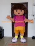 Dora the explorer mascot costume