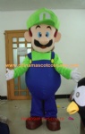 Super Mario Luigi mascot costume