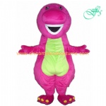 Barney character mascot costume