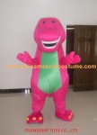 Barney moving mascot costume