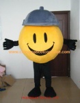 Round shape logo mascot costume
