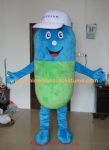 Pill character mascot costume