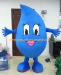 Female water drip mascot costume