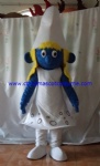 Smurfette cartoon movie mascot costume