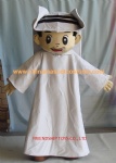 Arab boy character mascot costume