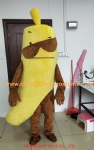 Banana with glasses mascot costume