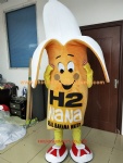 Banana logo mascot costume