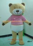 Diaper Teddy bear mascot costume